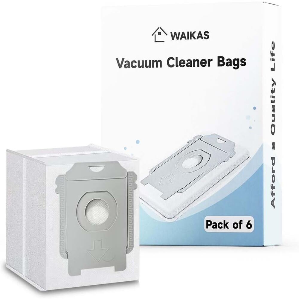 6 Pack Vacuum Bags for iRobot Roomba j9+, j7+, j5+, i5+, j6+, i3+, i4+, i8+, s9+ - Picture 1 of 6